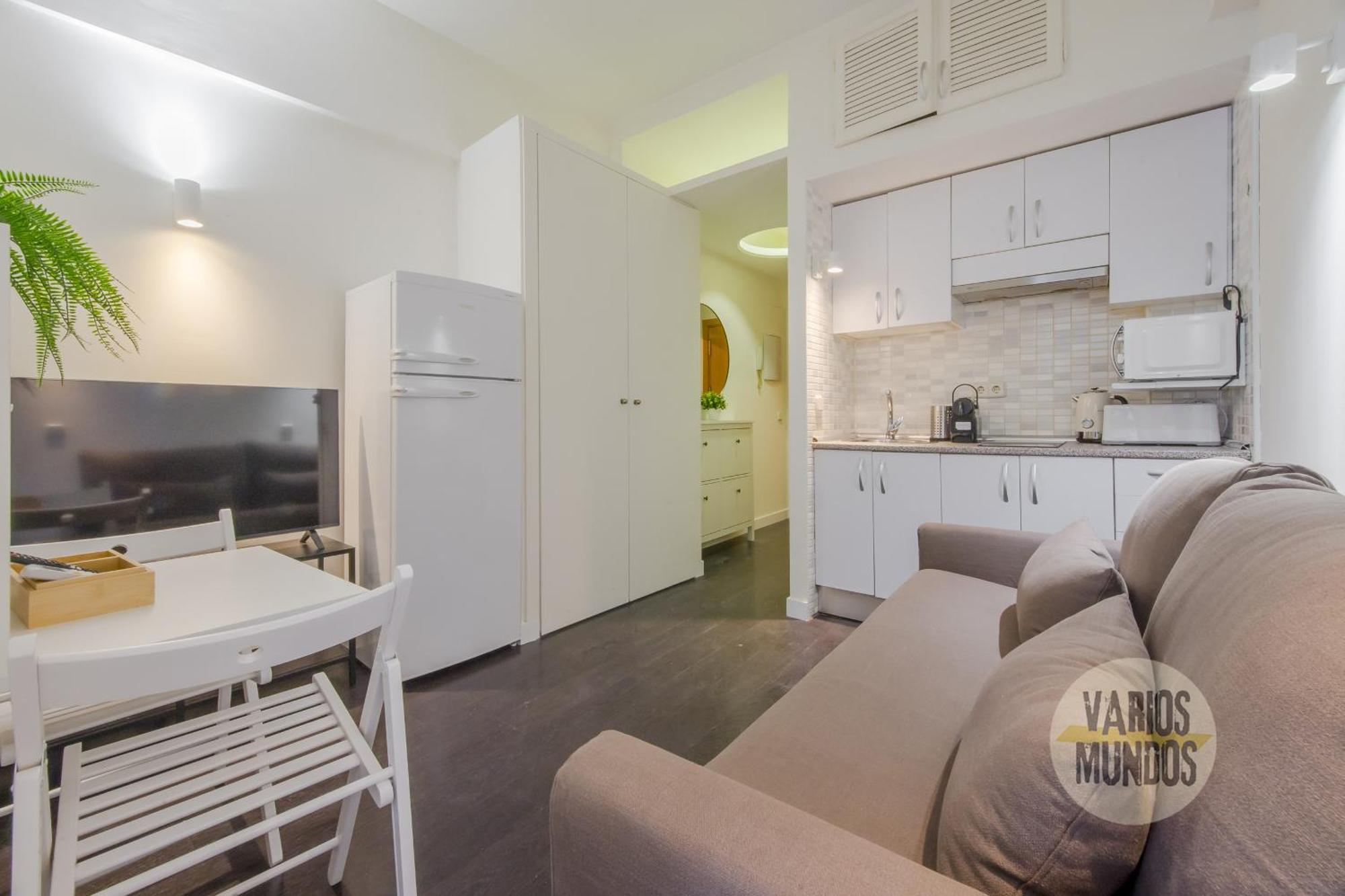 Apartment Confortable 3 Pax A 1 Min De Gran Via